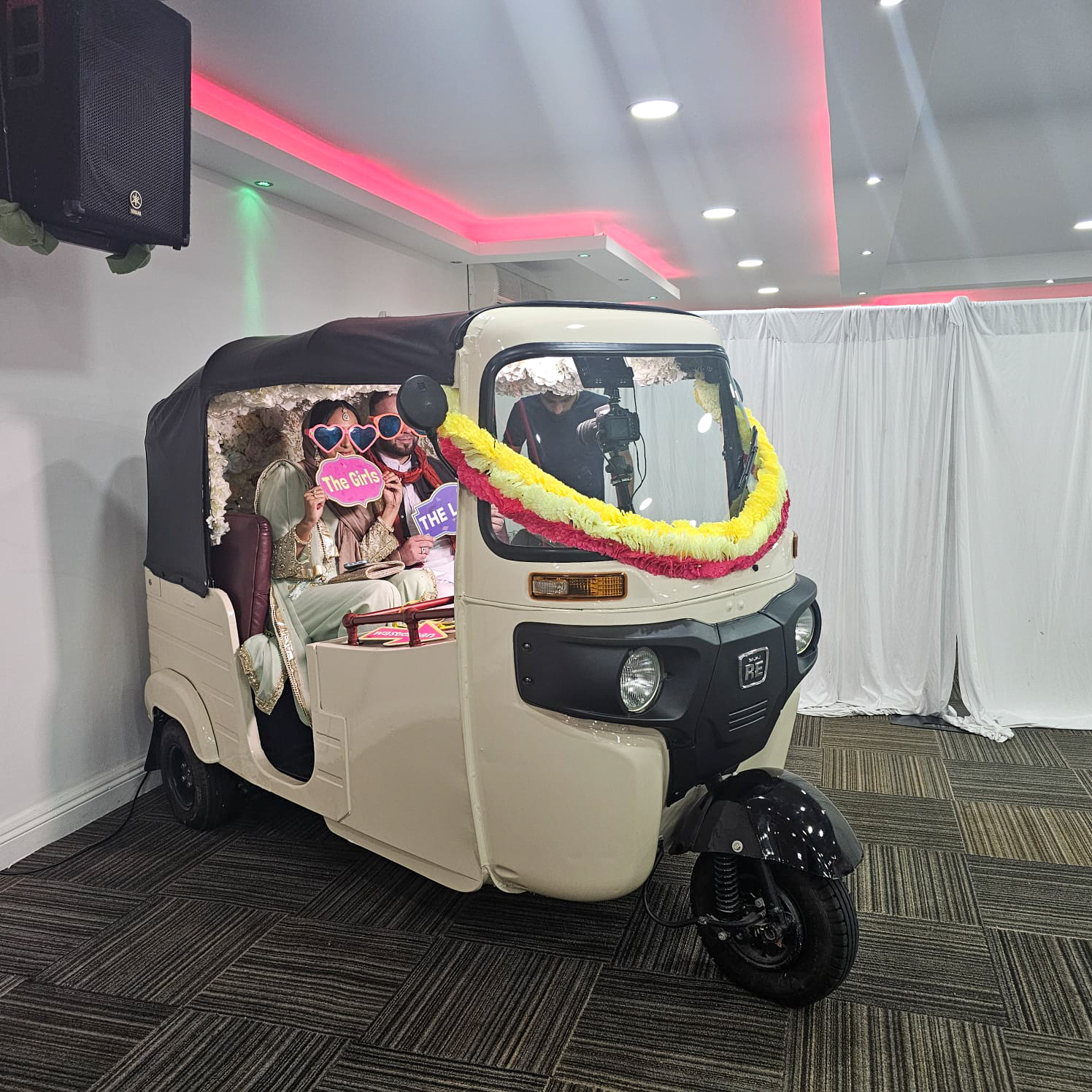 asian wedding photobooth tuktuk